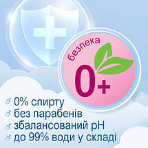 Дитячі вологі серветки з клапаном Smile Baby для немовлят 216 шт, фото 2