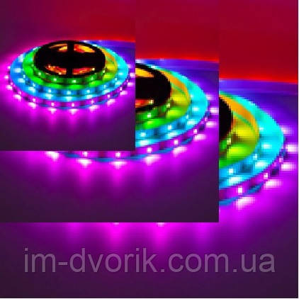Стрічка світлодіодна 5V smart 5м smd5050 AVT-02 150RGB WS2812 IP20