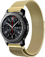 Миланская Петля Milano для Samsung Gear S3 (22мм) Gold