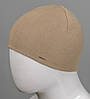 Чоловіча в'язана шапка без підкладки, шерсть (201209), Капучино, фото 2