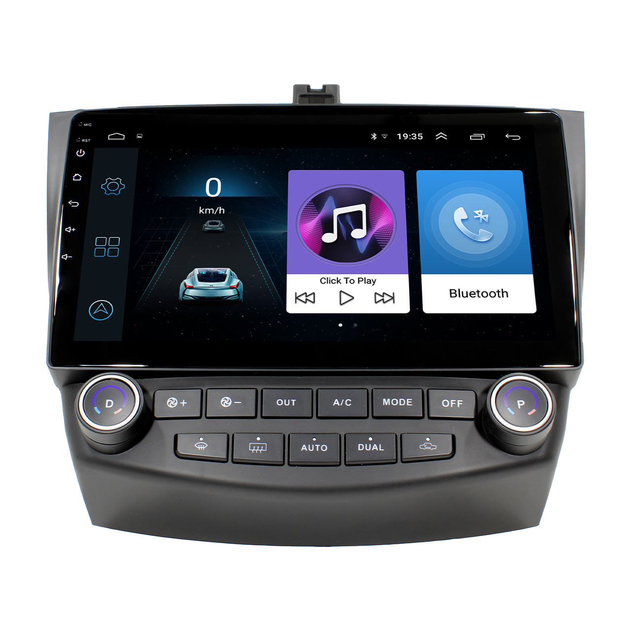 Штатная автомобильная магнитола на андроид Honda Accord 7th Gen (2004-2007г) 1/16 Gb 4 ядра климат контроль