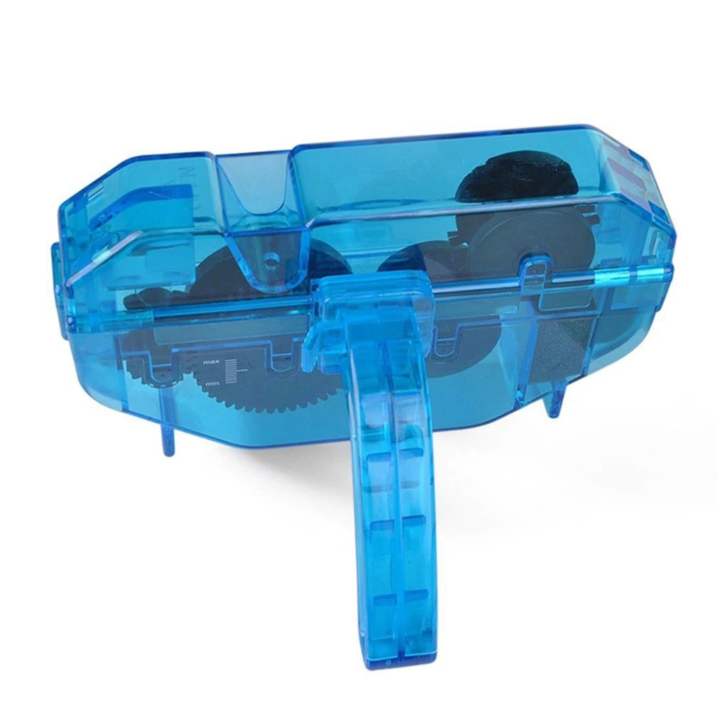 Мийка для ланцюга велосипеда GJB-036 синя, 3 очисні ролики, фото 1