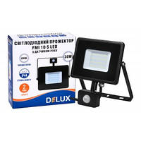 Світлодіодний прожектор Delux FMI 30W-6500K з датчиком руху (90008737)