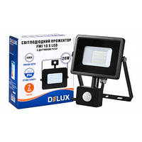 Світлодіодний прожектор Delux FMI 20W-6500K з датчиком руху (90008735)