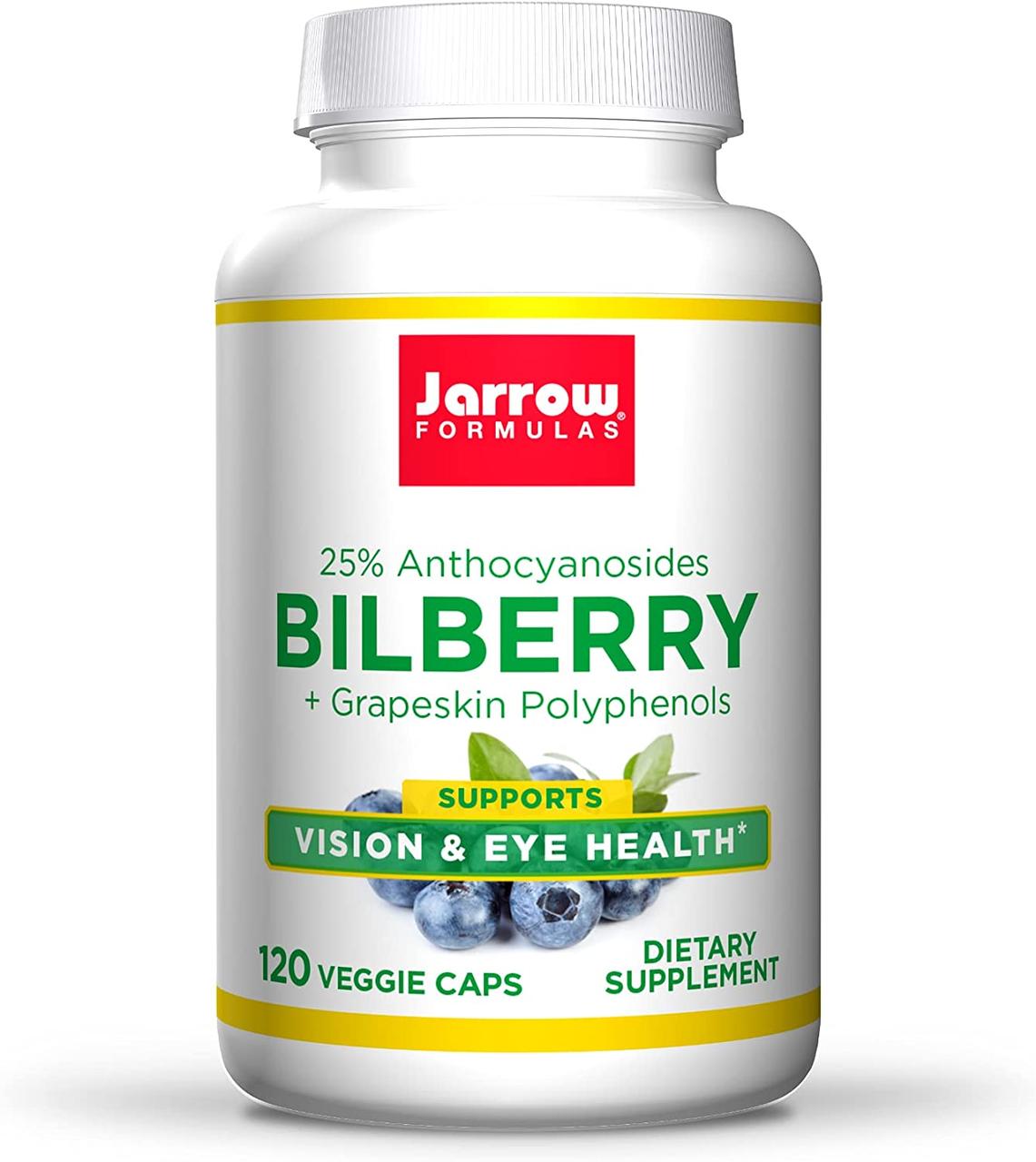Jarrow Formulas, комплекс поліфенолів з чорниці і шкірки винограду, 280 мг, 120 капсул