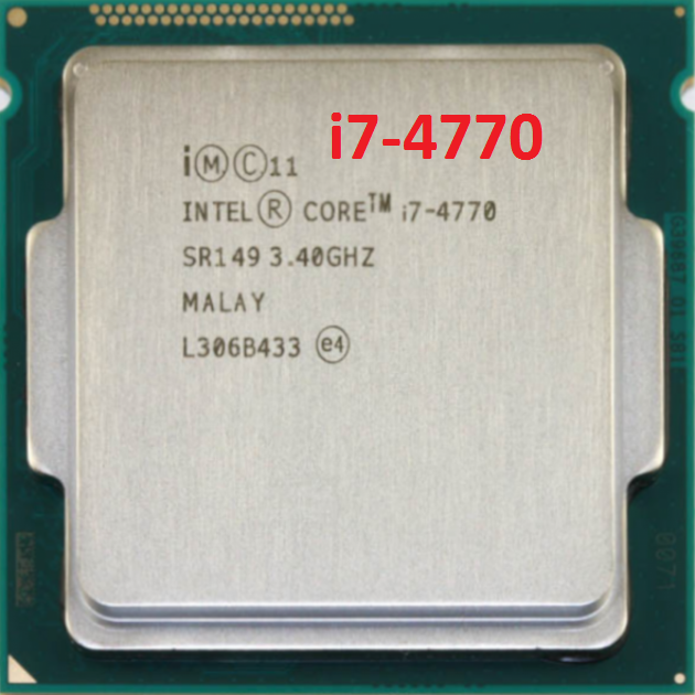 ПОТУЖНИЙ Процесор 4 ЯДРА ( 8 ПОТОКІВ) на s1150 — INTEL Core i7-4770 4 по 3,4-3,9 GHZ, LGA1150, фото 1