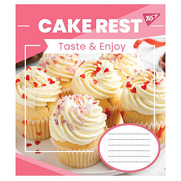 Зошит 24арк. кліт. YES Cake rest №765526(20)(320)