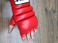 Рукавички шкіряні L MMA для змішаних єдиноборств, фото 4