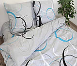 Комплект постільної білизни 100% бавовна/Постільна білизна євро/Постільна білизна Бязь Голд (євро), фото 2