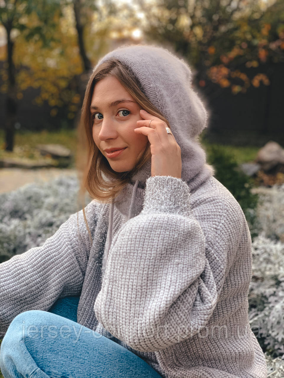 Капор жіночий з ангори