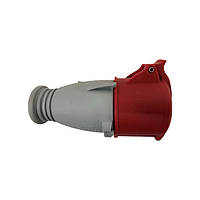 Розетка кабельна 16А 3Р + N + E IР44 переносна 415В CEWE (416C6)