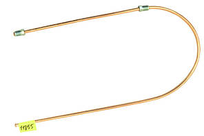 Трубка гальмівна ГАЗ 24, 2410, 3302, 3110 (d-5 мм) 90 см від трійника до заднього правого гальма мідна