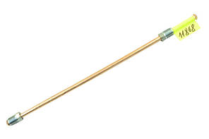 Трубка гальмівна ГАЗ 53, 3307, 66, УАЗ (d-6 мм) 30 см від верхнього циліндра до нижнього циліндра мідна