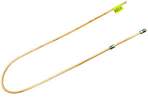 Трубка гальмівна ГАЗ 24, 2410, 3302, 3110 (d-5 мм) 120 см від гальмівного циліндра до трійника мідна