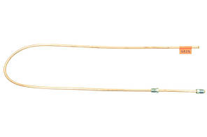 Трубка гальмівна ГАЗ 53, 3307, 66, УАЗ (d-6 мм) 120 см від трійника до лівого переднього гальма мідна