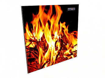 Керамічна панель Кам-ін 475 Вт з малюнком 2.5