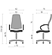 Чохол на офісне крісло синій BOSS екошкіра, фото 3