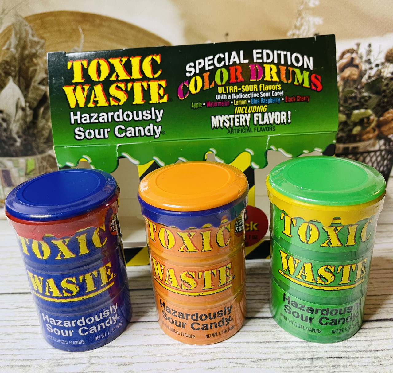 Набір кислих льодяників Toxic Waste Candy
