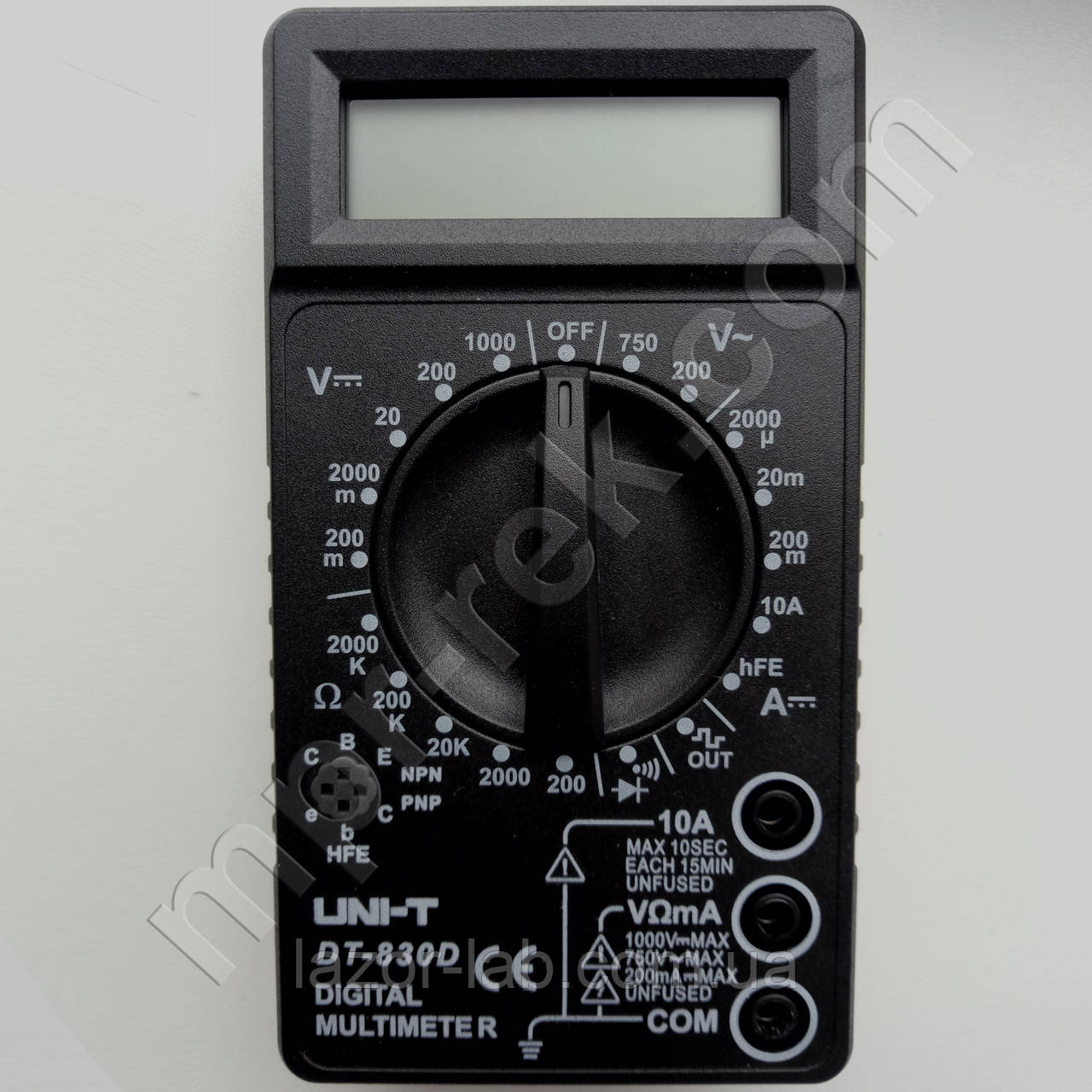 Цифровий мультиметр DT830D (до 1000В, 10А, 2МОм) виробництва UNIT