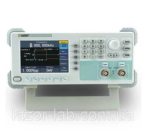 OWON AG051 генератор сигналів довільної форми, 5 МГц, вибірка 125 МВ/с, пам'ять: 8 тис. точок