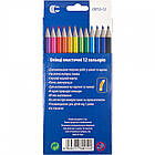 Олівці кольорові Color 12 кольорів Luminoso elastico арт. CR755-12, фото 5
