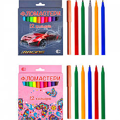 Фломастери Color 12 кольорів в картонній упаковці арт.950-12