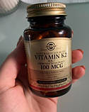 Вітамін К2 Солгар Solgar Vitamin K2 MK-7 100 mcg 50 капсул, фото 8