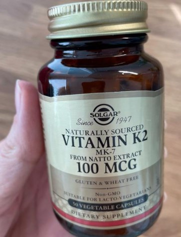 Вітамін К2 Солгар Solgar Vitamin K2 MK-7 100 mcg 50 капсул