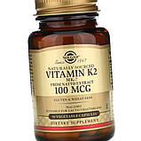 Вітамін К2 Солгар Solgar Vitamin K2 MK-7 100 mcg 50 капсул, фото 11