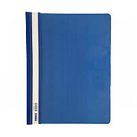 Папка-швидкозшивач з механізмом "вусики" А4 120/160 мкм синя