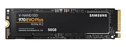 Твердотільний диск SSD M. 2 500GB Samsung 970 Evo Plus series NVMe PCI-E x4, Sequential Read/Write 3500/3300