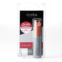 Вібратор-помада IROHA STICK Grey, плавне збільшення потужності SO2011, фото 4