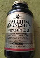 Кальций магний витамин Д3 Solgar Calcium Magnesium with Vitamin D3 300 таблеток