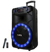 Колонка акумуляторна з мікрофоном ZPX ZX-7766 200 W (Bluetooth/USB/FM/TWS) TMG ORIGINAL