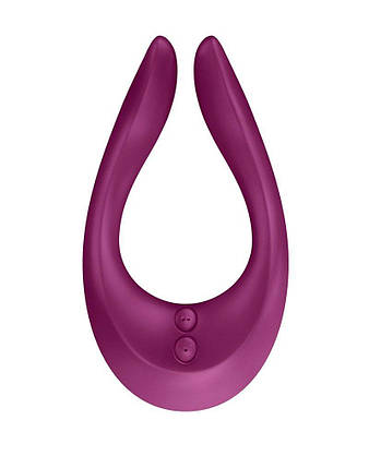 Вібратор для пар Satisfyer Endless Joy (Berry), 3 незалежний мотор, багатофункціональний SO352, фото 1