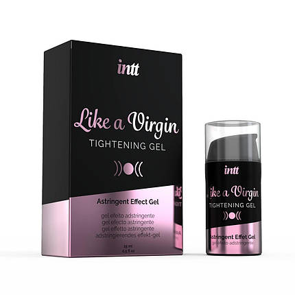 Гель для звуження піхви Intt Like a Virgin (15 мл), без запаху (підмокша упаковка), фото 1