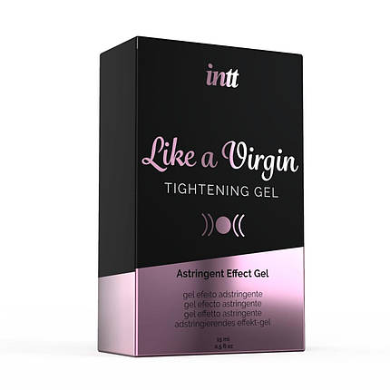 Гель для звуження піхви Intt Like a Virgin (15 мл), без запаху (підмокша упаковка), фото 4