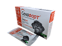 Селафорт краплі від бліх, кліщів і глистів для собак вагою від 5 до 10 кг, 1 піпетка