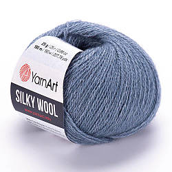 YarnArt Silky Wool (Сілк вул) 331 сіро-джинсовий