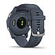 Смарт-годинник Garmin Venu 2 синій граніт зі сріблястим безелем та силіконовим ремінцем, фото 7