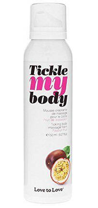 Масажна піна Love To Love TICKLE MY BODY Passion Fruit (150 мл) зволожуюча, фото 2