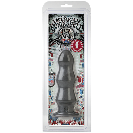 Анальна втулка для фістингу Doc Johnson American Bombshell - B-7 Tango - Gun Metal 5,6cm SO2786, фото 2