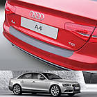 Пластикова захисна накладка на задній бампер для Audi A4 Sedan 2012-2015