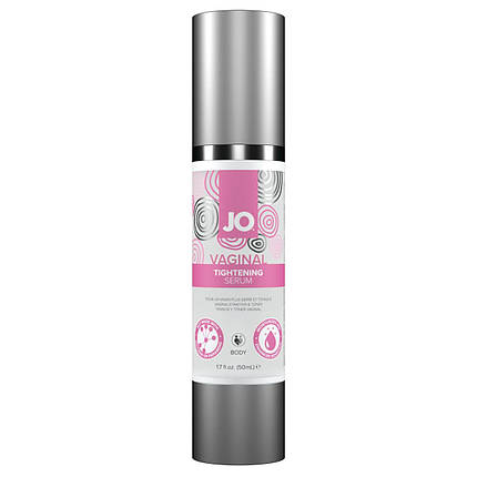 Гель для звуження піхви System JO Vaginal Tightening Serum (50 мл) з охолоджувально-вібруючим ефф., фото 2