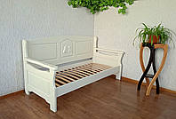 Деревянный диван в стиле прованс из массива натурального дерева ольха "Орфей Премиум" от производителя
