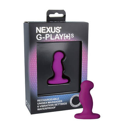 Вібромасажер простати Nexus G-Play Plus S Purple, макс діаметр 2,3cм, перезаряджається, фото 2