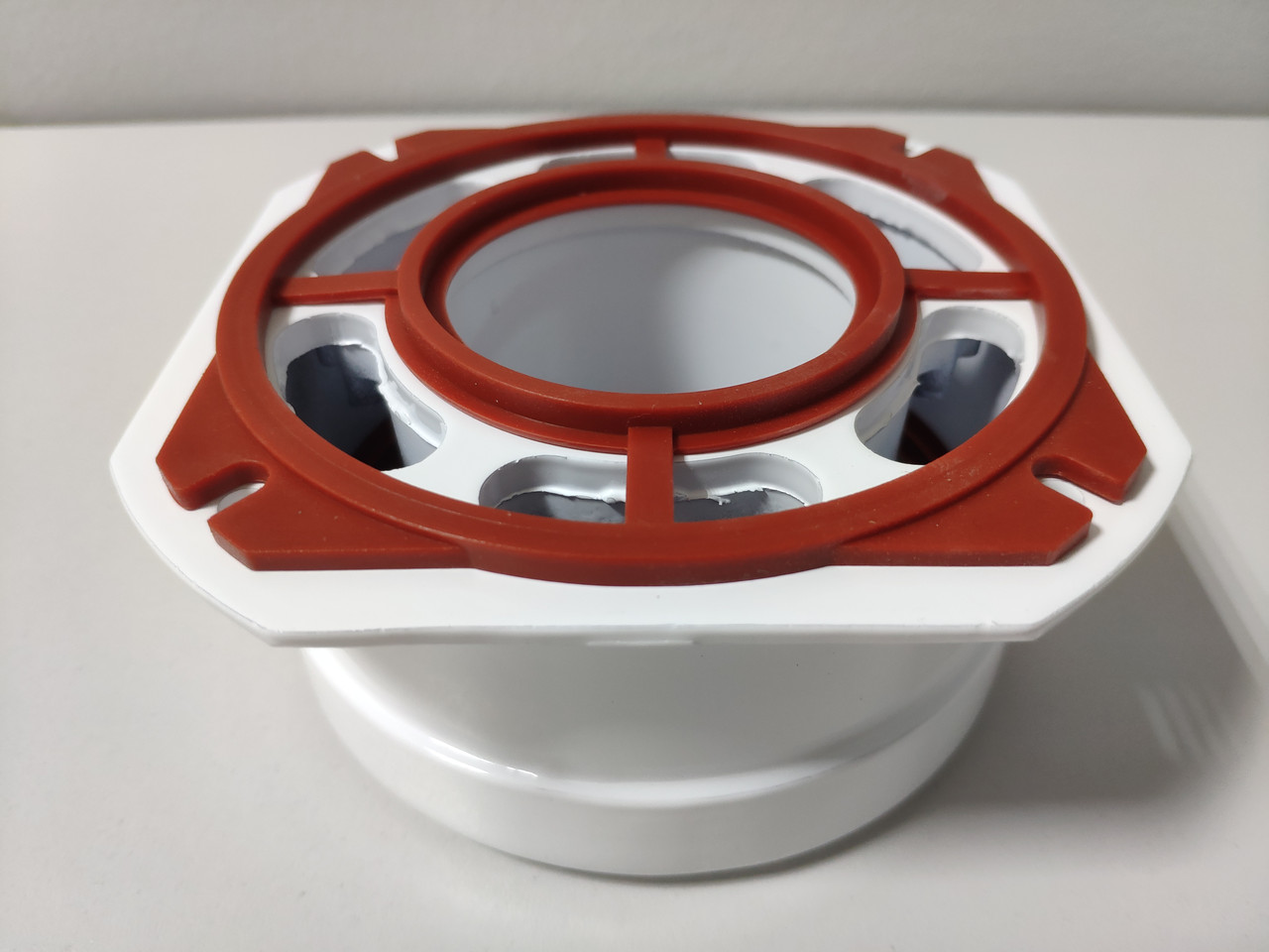 Вертикальний адаптер коаксіальний 100/60 RCT VA, фото 1