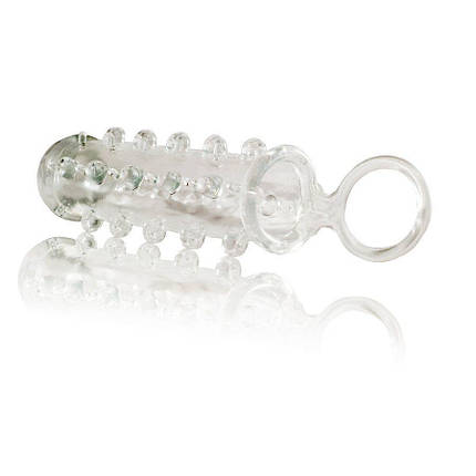 Насадка на член Dorcel Mr. Orgasm з кільцем для мошонки, ультрастимулювальний рельєф, фото 2