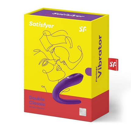 Вібратор для пар Satisfyer Double Classic з одним двигуном SO1235, фото 3