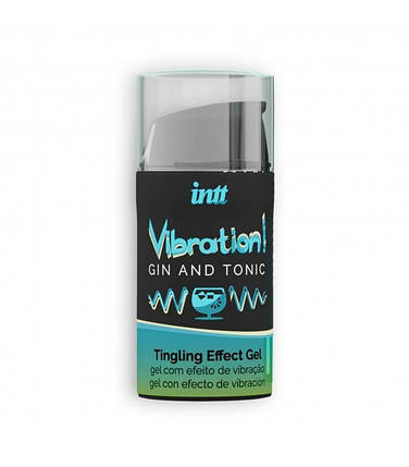 Рідкий вібратор Intt Vibration Gin Tonic (15 мл) (підмокша упаковка), фото 1
